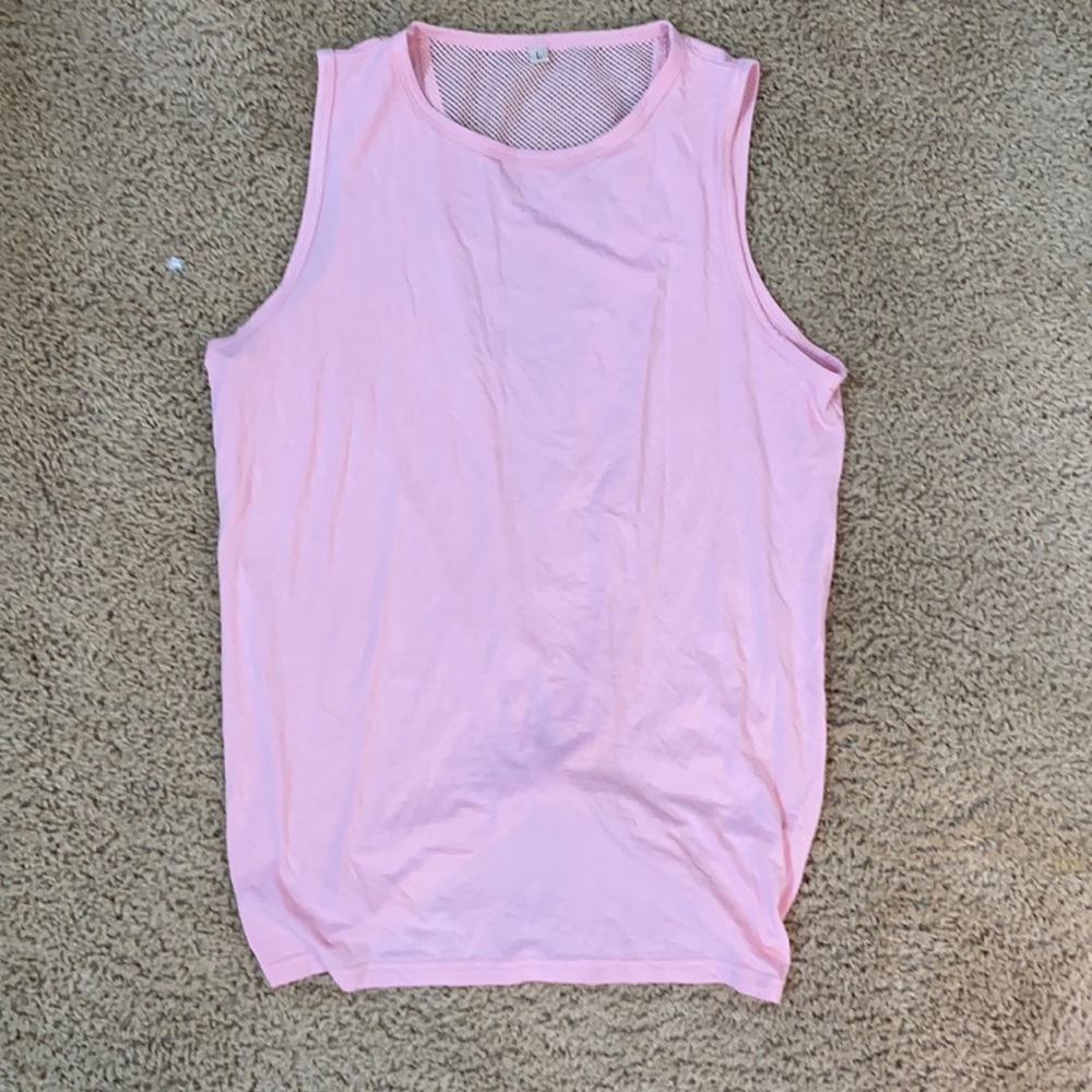 Mippo Workout top. Light pink! Size Large. Never worn